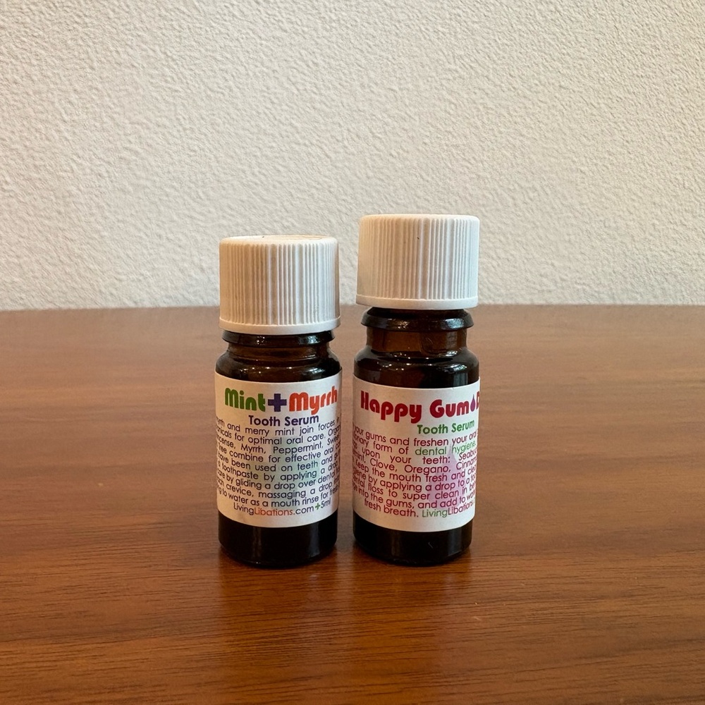 Mint-Myrrh and Happy Gum Drops Tooth Serum Set
